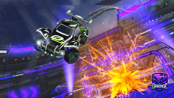 A Rocket League car design from Qanzify