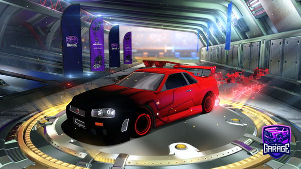 A Rocket League car design from SupraMk47348