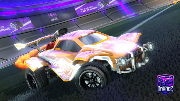 A Rocket League car design from Jakewh3