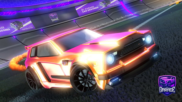 A Rocket League car design from bappleton