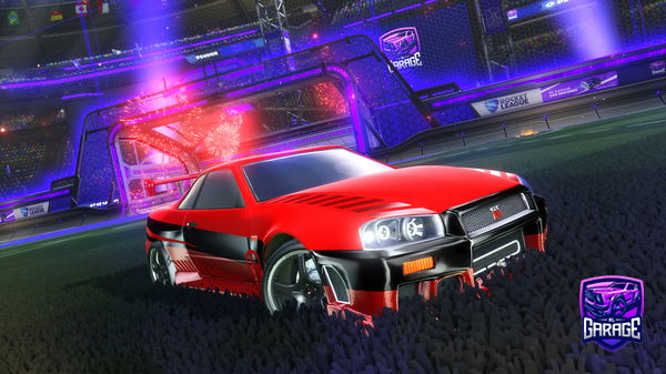 A Rocket League car design from Geo_Hell86