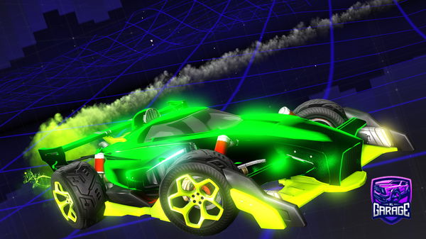 A Rocket League car design from Foxy8-Ita