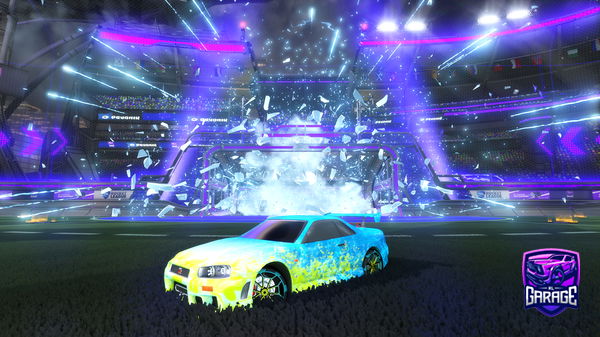 A Rocket League car design from SmashingRhino22