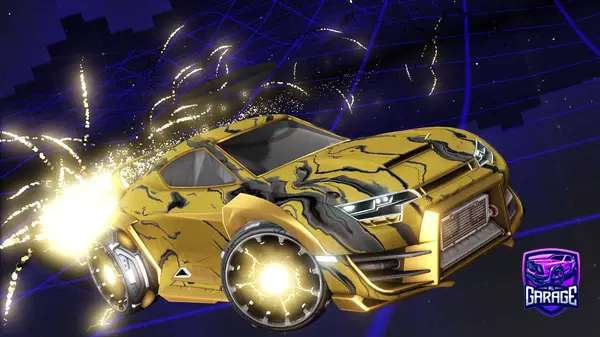 A Rocket League car design from lightning810