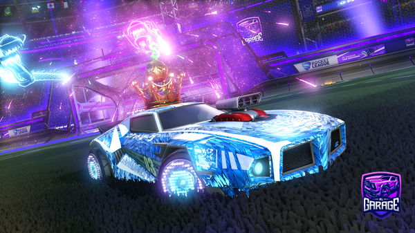 A Rocket League car design from XXXgameryoutube4