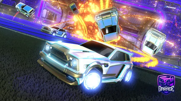 A Rocket League car design from bbone99can