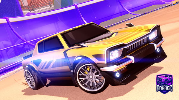 A Rocket League car design from HatariCine