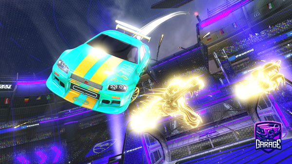 A Rocket League car design from RIKI_MLGA