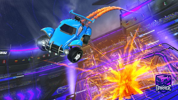 A Rocket League car design from boatfish