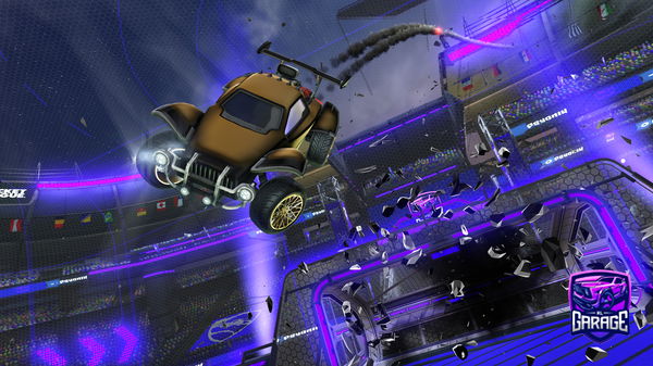 A Rocket League car design from 4L1