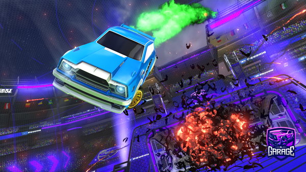 A Rocket League car design from vF2ud