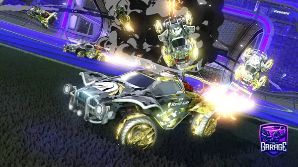 A Rocket League car design from Cookieonfire29