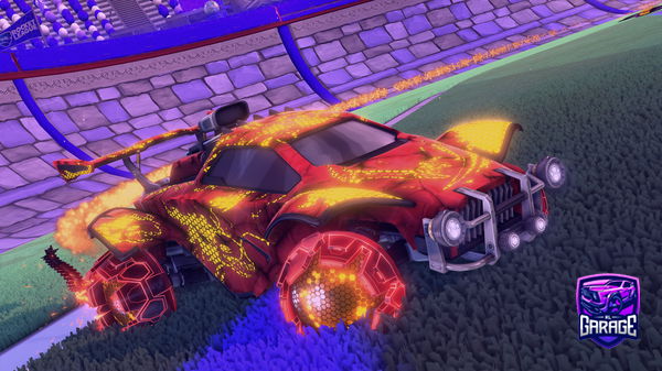 A Rocket League car design from stammer08