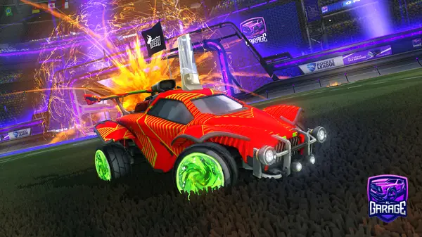 A Rocket League car design from ZikaMoler69
