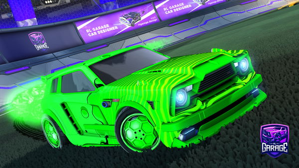 A Rocket League car design from M4T7y
