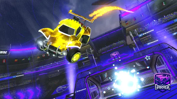 A Rocket League car design from bumpstart