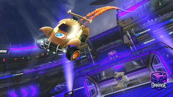 A Rocket League car design from Yg1p