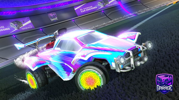 A Rocket League car design from Poweredplayer