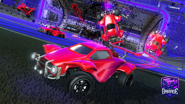 A Rocket League car design from NessCaffee