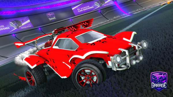 A Rocket League car design from RLdrako20000