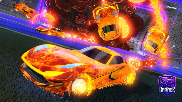 A Rocket League car design from CosmicWolf