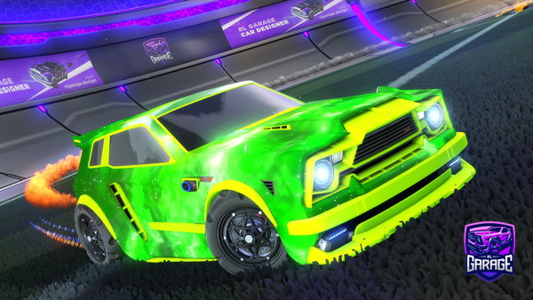A Rocket League car design from gnrlVisualW