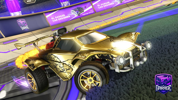 A Rocket League car design from NICO-SWITCH