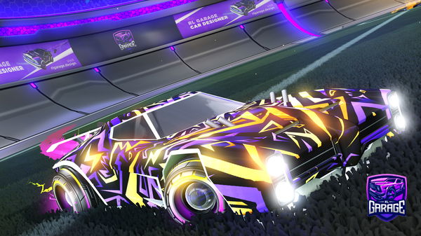 A Rocket League car design from GI1tch