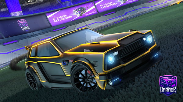 A Rocket League car design from Soubhaan