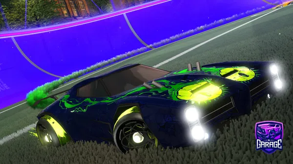 A Rocket League car design from Frogwump
