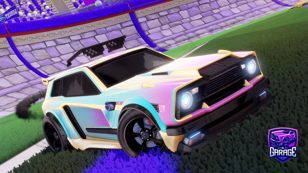 A Rocket League car design from choukrout234