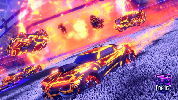 A Rocket League car design from TREEfork-5