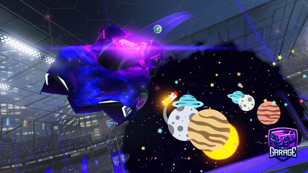 A Rocket League car design from vxflx