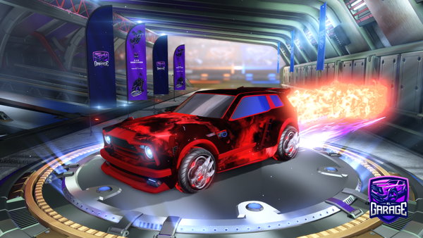 A Rocket League car design from Sammy699