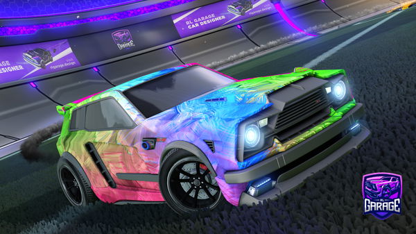 A Rocket League car design from vicRL