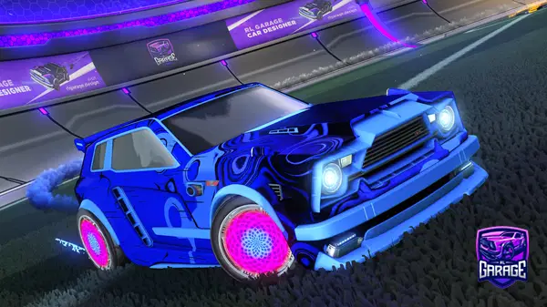 A Rocket League car design from explodingfirefox