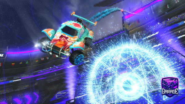 A Rocket League car design from freezy_yt