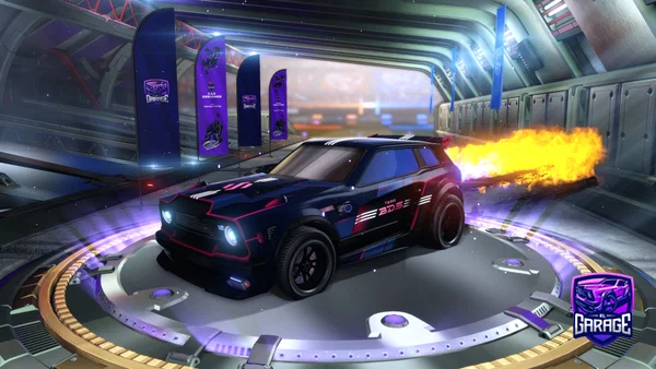 A Rocket League car design from Shadow_BlubX