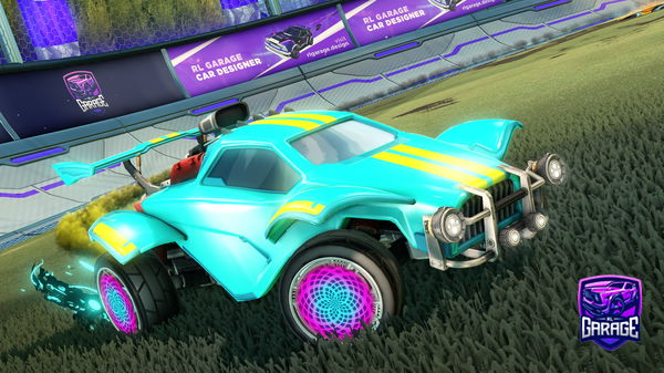A Rocket League car design from Rippingrayman