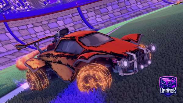 A Rocket League car design from ARS3NAX