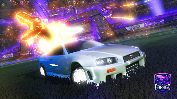 A Rocket League car design from Xaviqxaviq