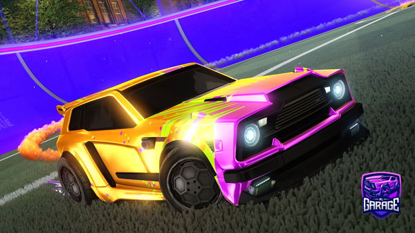 A Rocket League car design from Verrkami