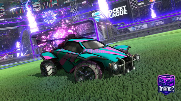 A Rocket League car design from gearbox-