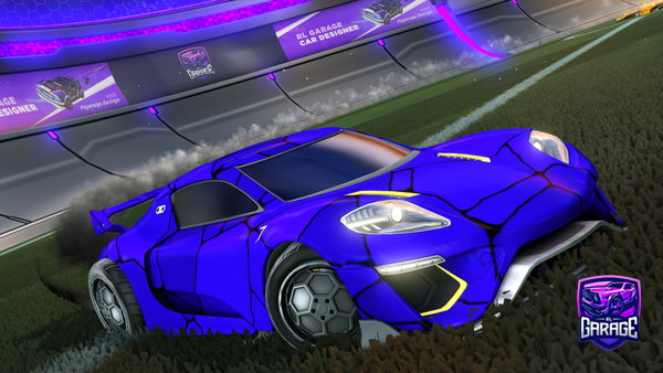 A Rocket League car design from BlackstormK17