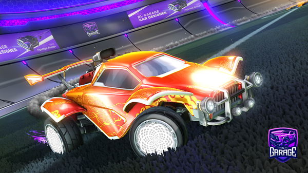 A Rocket League car design from l9op