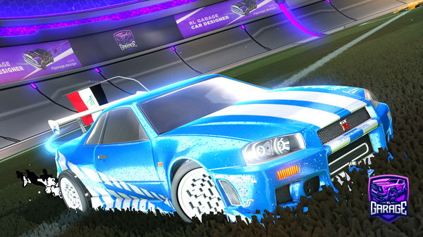 A Rocket League car design from zhinakachal