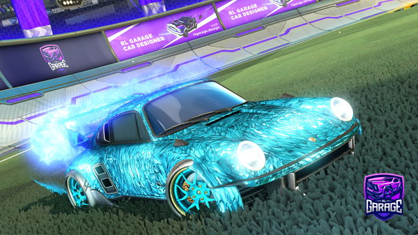 A Rocket League car design from couchracer