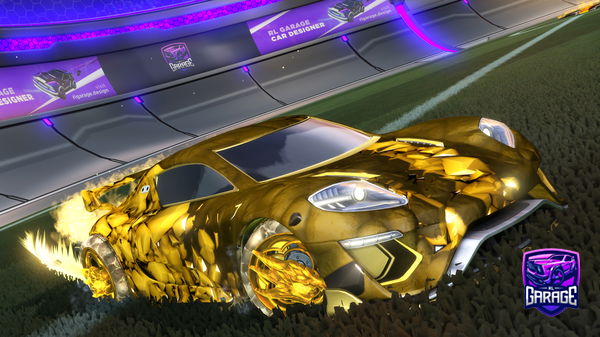 A Rocket League car design from IQR