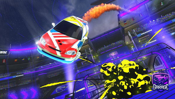 A Rocket League car design from VAPON