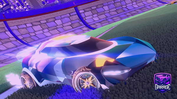 A Rocket League car design from KingCucumber